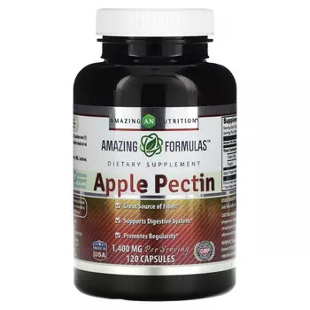 Amazing Nutrition, яблочный пектин, 700 мг, 120 капсул
