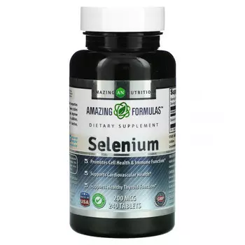 Amazing Nutrition, Селен, 200 мкг, 240 таблеток