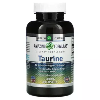 Amazing Nutrition, таурин, 1000 мг, 100 капсул