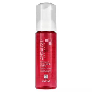 Andalou Naturals, 1000 Roses, очищающая пенка для чувствительной кожи, 163 мл (5,5 жидк. унции)