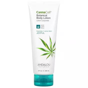 Andalou Naturals, CannaCell, растительный лосьон для тела, радость, розмарин и мелисса, 236 мл (8 жидк. Унций)