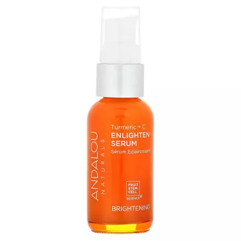Andalou Naturals, осветляющая сыворотка, с куркумой и витамином C, 32 мл (1,1 жидк. унции)