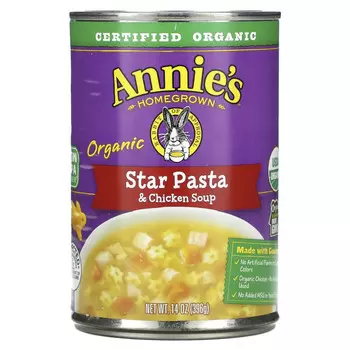 Annie's Homegrown, Органическая паста с курицей, 396 г (14 унций)