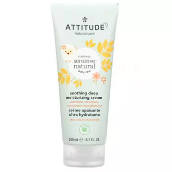 ATTITUDE, Детский, успокаивающий крем для глубокого увлажнения, без запаха, 200 мл (6,7 жидк. Унции)