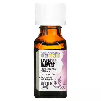 Aura Cacia, смесь чистых эфирных масел, «Букет лаванды», 15 мл (0,5 жидк. унции)