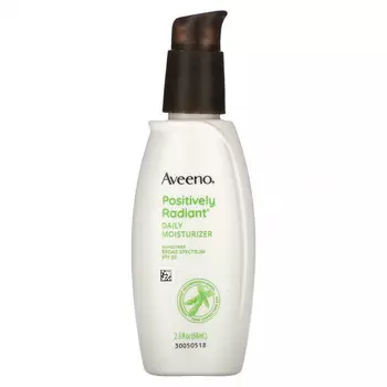 Aveeno, Positively Radiant, ежедневное увлажняющее солнцезащитное средство, SPF 30, 68 мл (2,3 жидк. Унции)