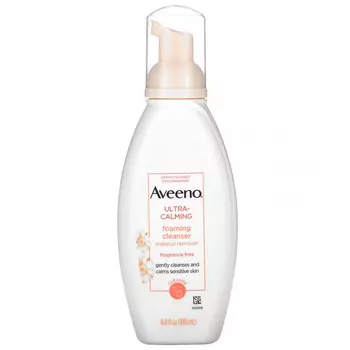 Aveeno, Ультра-успокаивающая пенка для умывания, без отдушек, 180 мл (6,0 жидк. Унции)