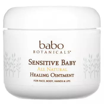 Babo Botanicals, Sensitive Baby, All Natural, лечебная мазь, 113 г (4 унции)