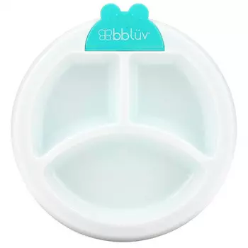 Bbluv, Plato, теплая тарелка для кормления детей от 4 месяцев, зеленая, 1 шт.