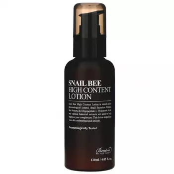Benton, 'Улитка-пчела', лосьон с высоким содержанием активных компонентов на основе секрета улитки и пчелиного яда, 120 мл