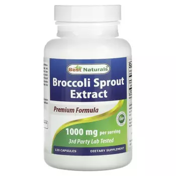 Best Naturals, Broccoli Sprout Extract, 500 mg, 120 Capsules