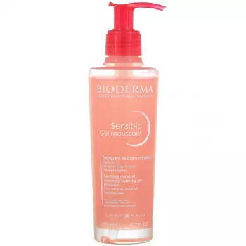 Bioderma, Sensibio, успокаивающий мицеллярный гель-пенка, 200 мл (6,7 жидк. Унции)