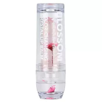 Blossom, Crystal, бальзам для губ, меняющий цвет, розовый, 3 г