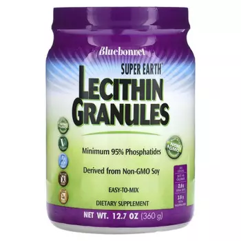 Bluebonnet Nutrition, Super Earth, лецитин в гранулах, 360 г (12,7 фунта)