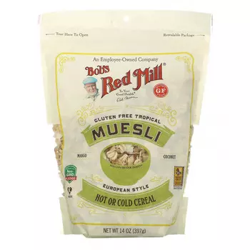 Bob's Red Mill, Мюсли, тропические, без глютена, 397 г (14 унций)