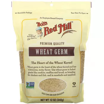 Bob's Red Mill, Wheat Germ, Raw, 12 oz (340 g)
