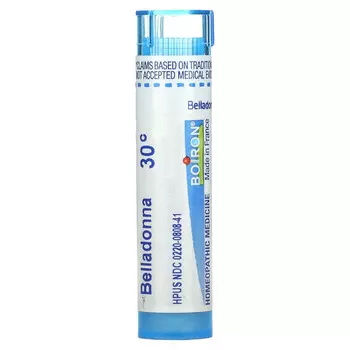 Boiron, Single Remedies, Belladonna, 30C, примерно 80 гранул