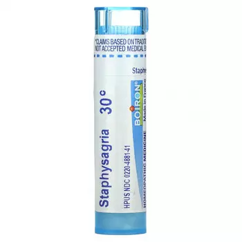 Boiron, Single Remedies, Стафизагрия, 30С, 80 драже