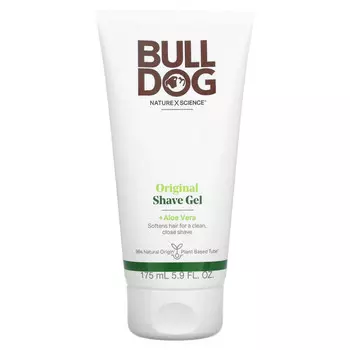 Bulldog Skincare For Men, гель для бритья с натуральными компонентами, 175 мл (5,9 жидк. унций)