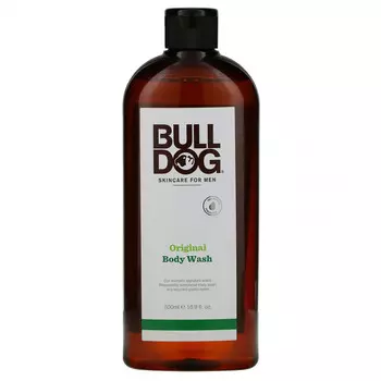 Bulldog Skincare For Men, гель для душа, оригинальный, 500 мл (16,9 жидк. унции)