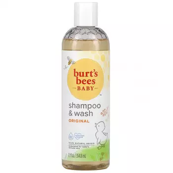 Burt's Bees, Baby, шампунь и средство для стирки, оригинальный, 354,8 мл (12 жидк. Унций)