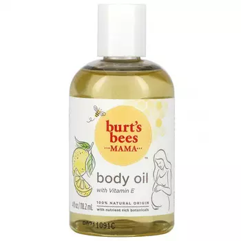 Burt's Bees, Mama, масло для тела с витамином E, 118,2 мл (4 жидк. Унции)