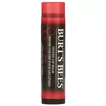 Burt's Bees, Тонирующий бальзам для губ, розовый, 4,25 г (0,15 унции)