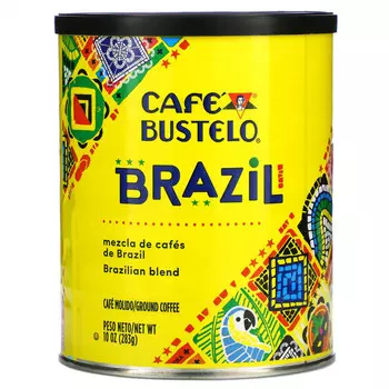 Caf? Bustelo, Brazilian Blend, молотый кофе, 283 г (10 унций)