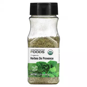 California Gold Nutrition, ЕДА - органические прованские травы, 49 г (1,73 унции)