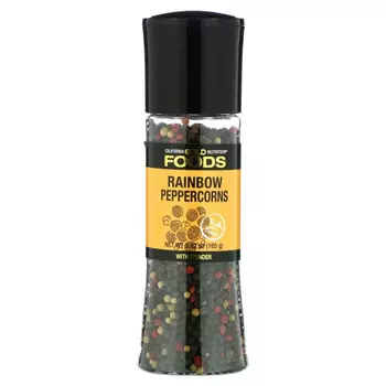 California Gold Nutrition, FOODS, смесь перцев горошком в мельнице, 165 г (5,82 унции)