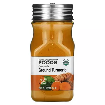 California Gold Nutrition, органическая куркума, 82 г (2,9 унции)