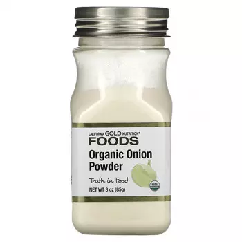California Gold Nutrition, органический луковый порошок, 85 г (3 унции)
