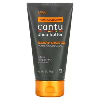 Cantu, Men's Collection, гель для гладкого бритья с маслом ши, 142 г (5 унций)