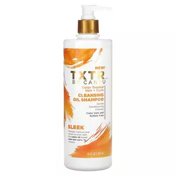 Cantu, TXTR, очищающий масляный шампунь, окрашенные волосы и кудри, 473 мл (16 жидк. Унций)