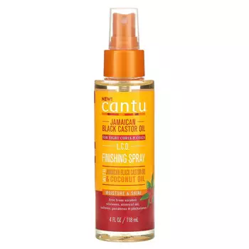 Cantu, Ямайское черное касторовое масло, LCO Спрей для финиша, 118 мл (4 жидк. Унции)