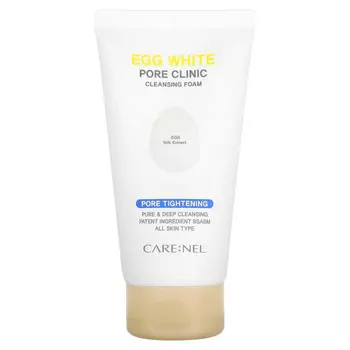 Care:Nel, Egg White, пенка для очищения пор, 150 мл (5,07 жидк. Унции)