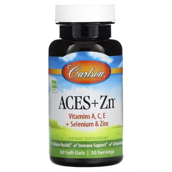 Carlson, Aces + Zn, 60 капсул