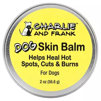 Charlie & Frank, Бальзам для кожи собаки, 56,6 г (2 унции)