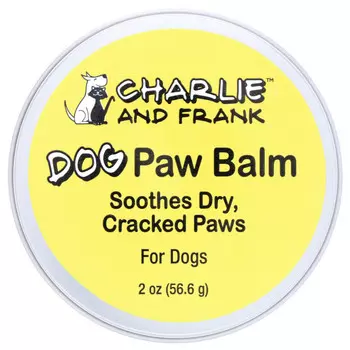 Charlie & Frank, Бальзам для лап собаки, 56,6 г (2 унции)