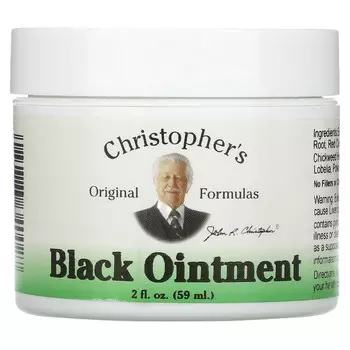 Christopher's Original Formulas, Black Ointment, противовоспалительная, 59 мл (2 жидкие унции)