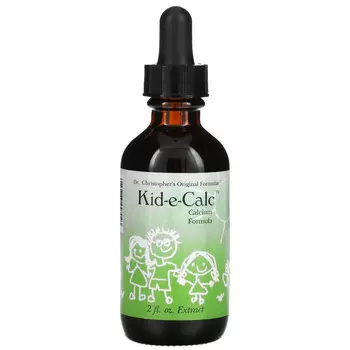Christopher's Original Formulas, Kid-e-Calc, кальциевая формула, 2 жидких унции