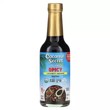 Coconut Secret, Органический пряный соус с кокосовыми аминокислотами, средней остроты, 296 мл (10 жидк. Унций)
