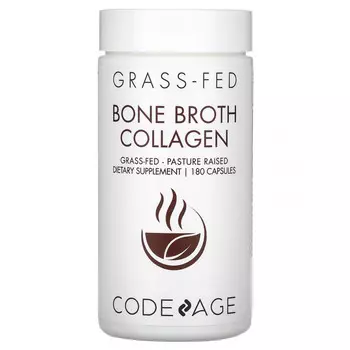 Codeage, Bone Broth Collagen, 180 капсул