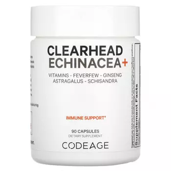Codeage, Clearhead Echinacea +, 90 капсул
