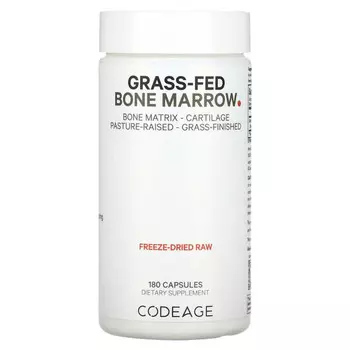 Codeage, Костный мозг травяного откорма, 180 капсул