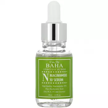 Cos De BAHA, N, сыворотка с ниацинамидом 10, 30 мл (1 жидк. унция)