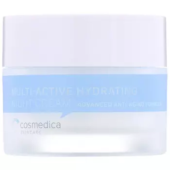 Cosmedica Skincare, мультиактивный увлажняющий ночной крем, улучшенная формула против старения, 50 г (1,76 унции)