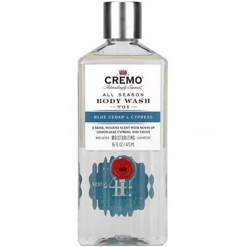 Cremo, All Season, Body Wash, No 4, Blue Cedar & Cypress, 16 fl oz (473 ml)