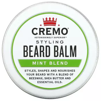 Cremo, Бальзам для укладки бороды, мятная смесь, 56 г (2 унции)