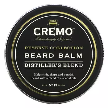 Cremo, Бальзам для укладки бороды, смесь Reserve, 56 г (2 унции)